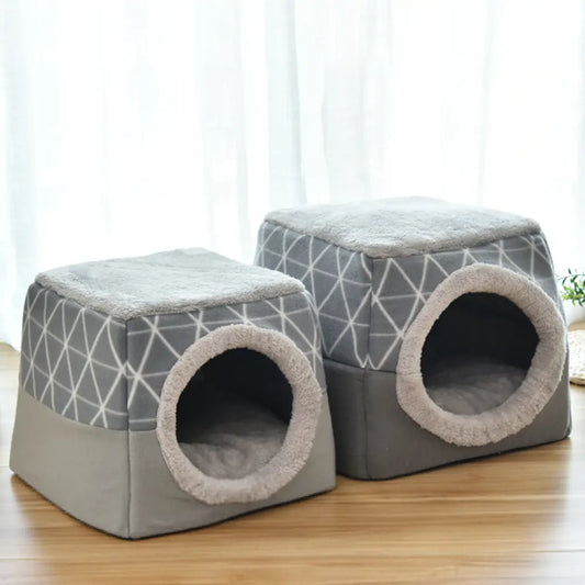Cozy Space Pet Bed Villa — Dual-Use Cat & Dog Cave