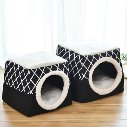 Cozy Space Pet Bed Villa — Dual-Use Cat & Dog Cave