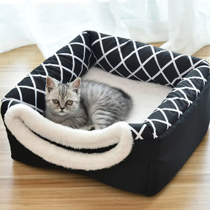 Cozy Space Pet Bed Villa — Dual-Use Cat & Dog Cave